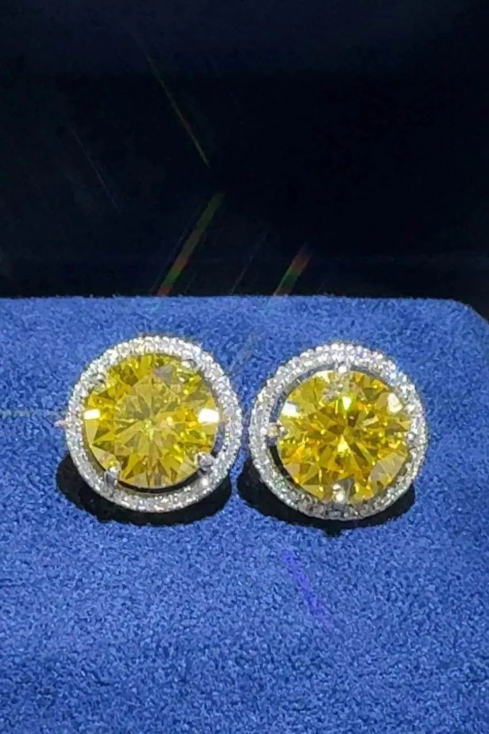 4 Carat Moissanite 925 Sterling Silver Earrings - Bona Fide Fashion
