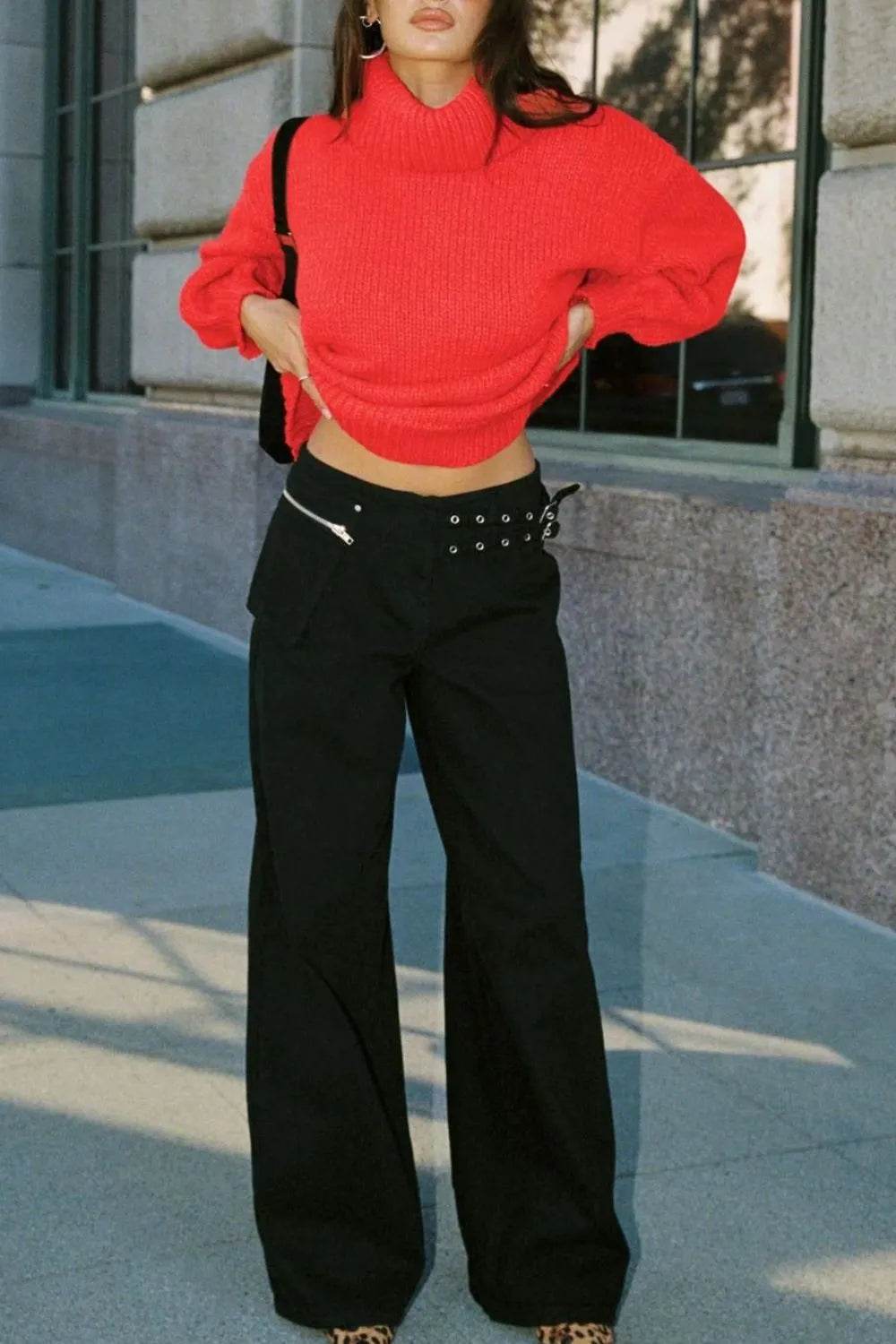 Wide Leg Jeans with Pockets - Bona Fide Fashion