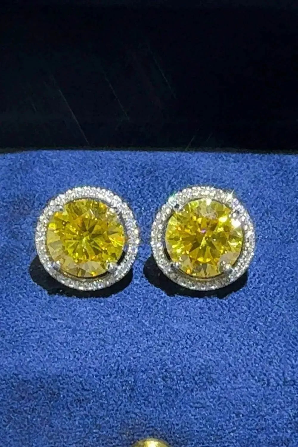 4 Carat Moissanite 925 Sterling Silver Earrings - Bona Fide Fashion
