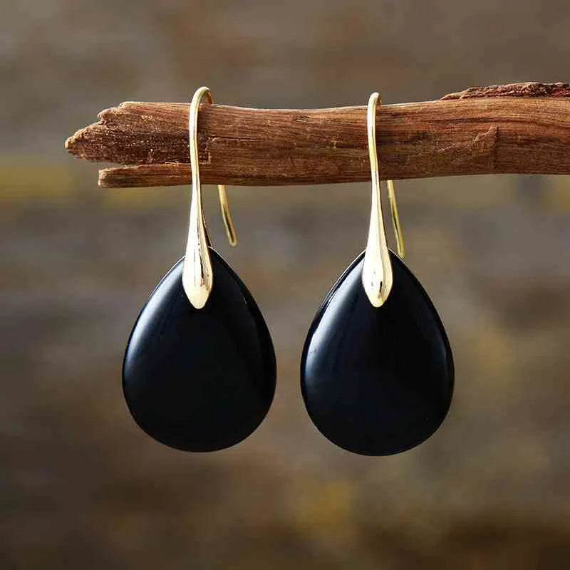 Crystal Dangle Earrings - Bona Fide Fashion
