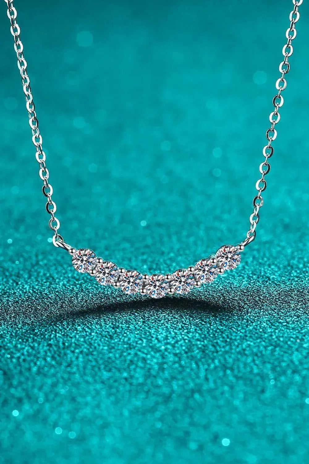 1.4 Carat Moissanite 925 Sterling Silver Necklace - Bona Fide Fashion