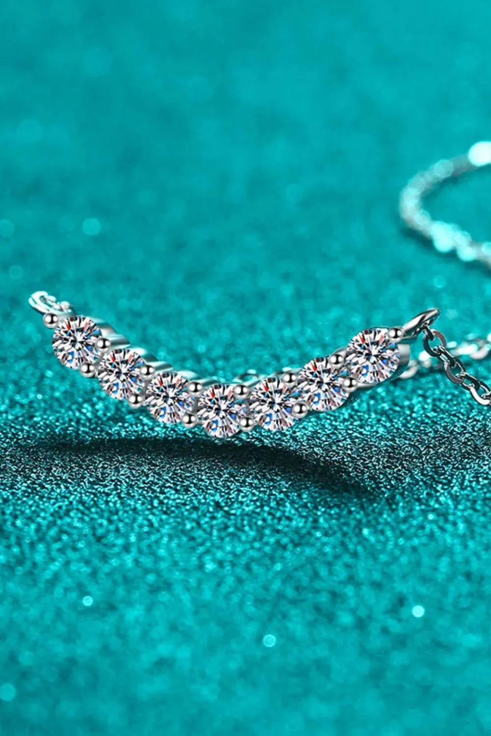 1.4 Carat Moissanite 925 Sterling Silver Necklace - Bona Fide Fashion