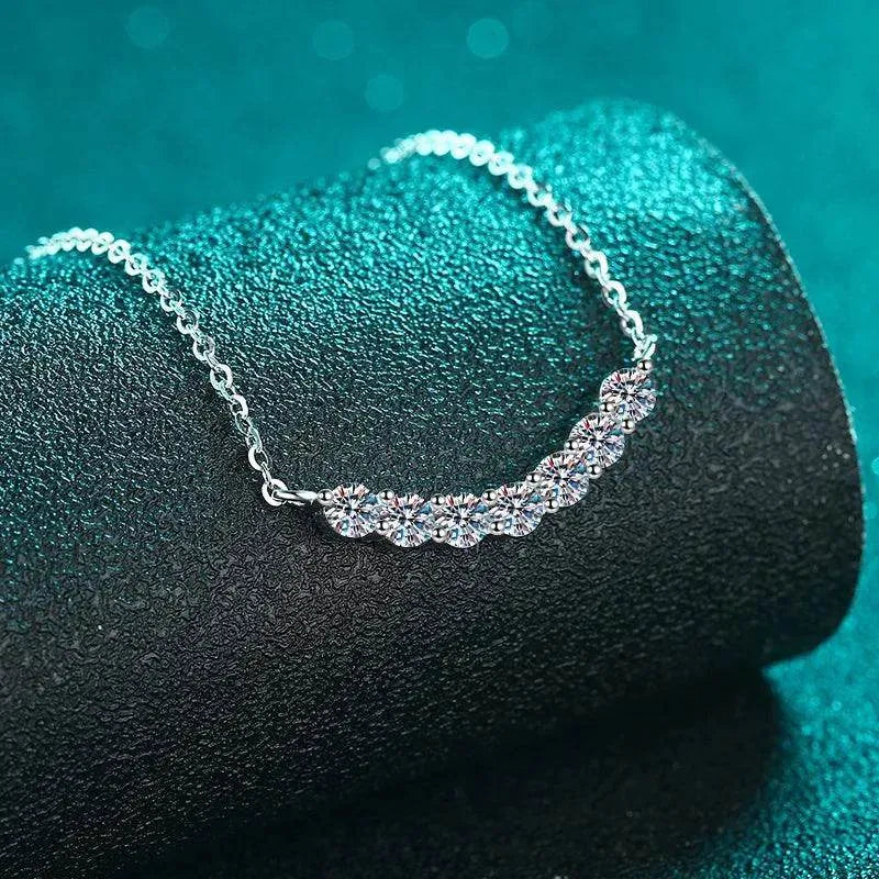 1.4 Carat Moissanite 925 Sterling Silver Necklace - Bona Fide Fashion