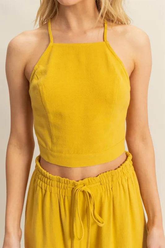 HYFVE Crop Top and Cargo Pants Set - Bona Fide Fashion
