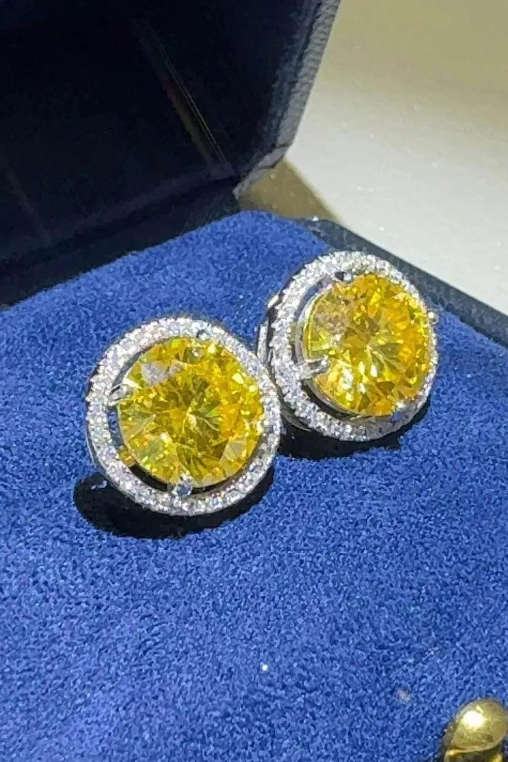 4 Carat Moissanite 925 Sterling Silver Earrings - Bona Fide Fashion