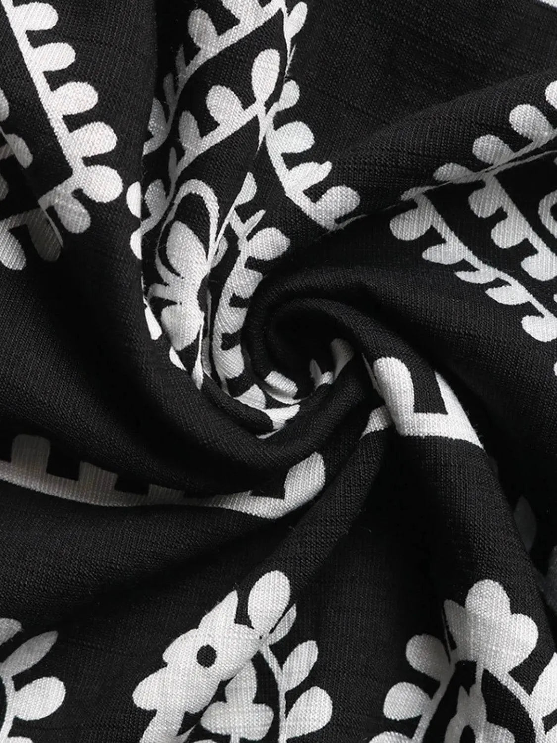 Printed Square Neck Maxi Cami Dress - Bona Fide Fashion