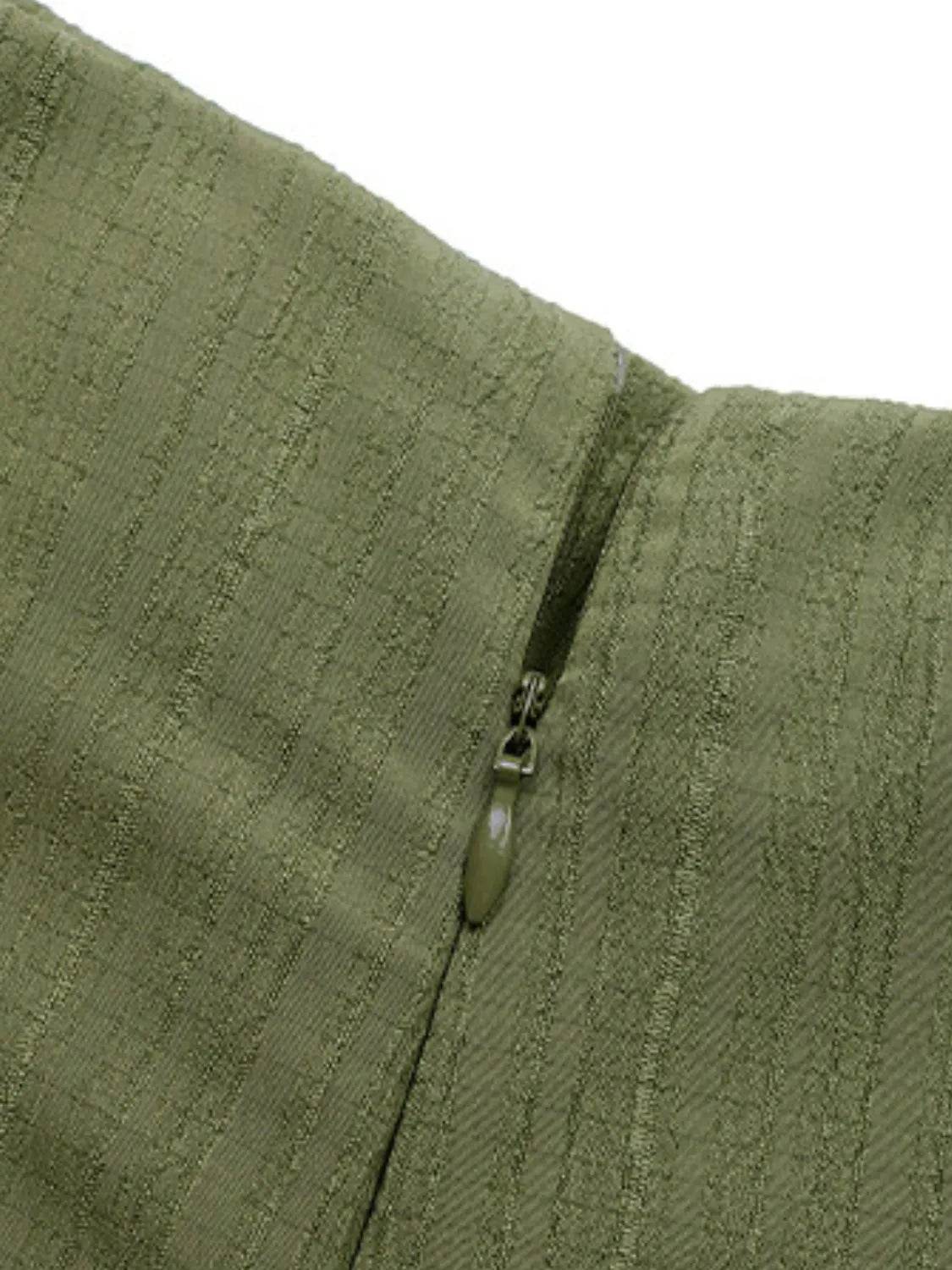 Perfee Ruched High Rise Shorts with Back Zipper - Bona Fide Fashion