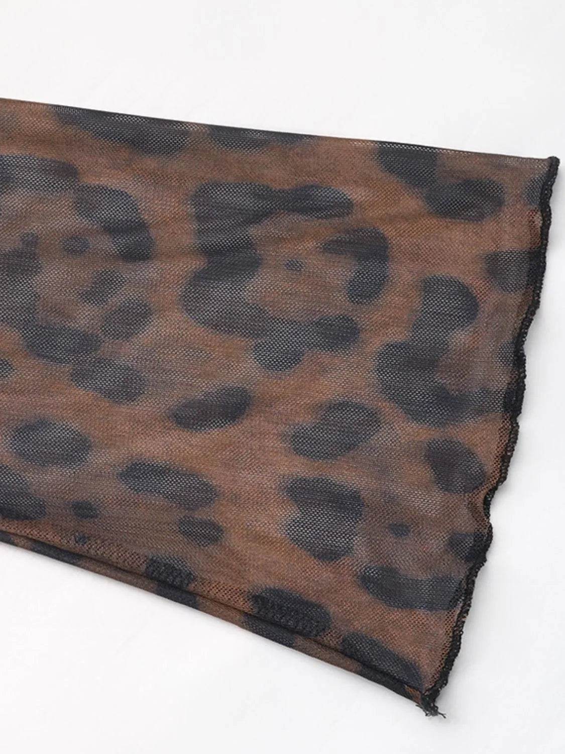 Perfee Leopard V-Neck Lace Bodysuit - Bona Fide Fashion