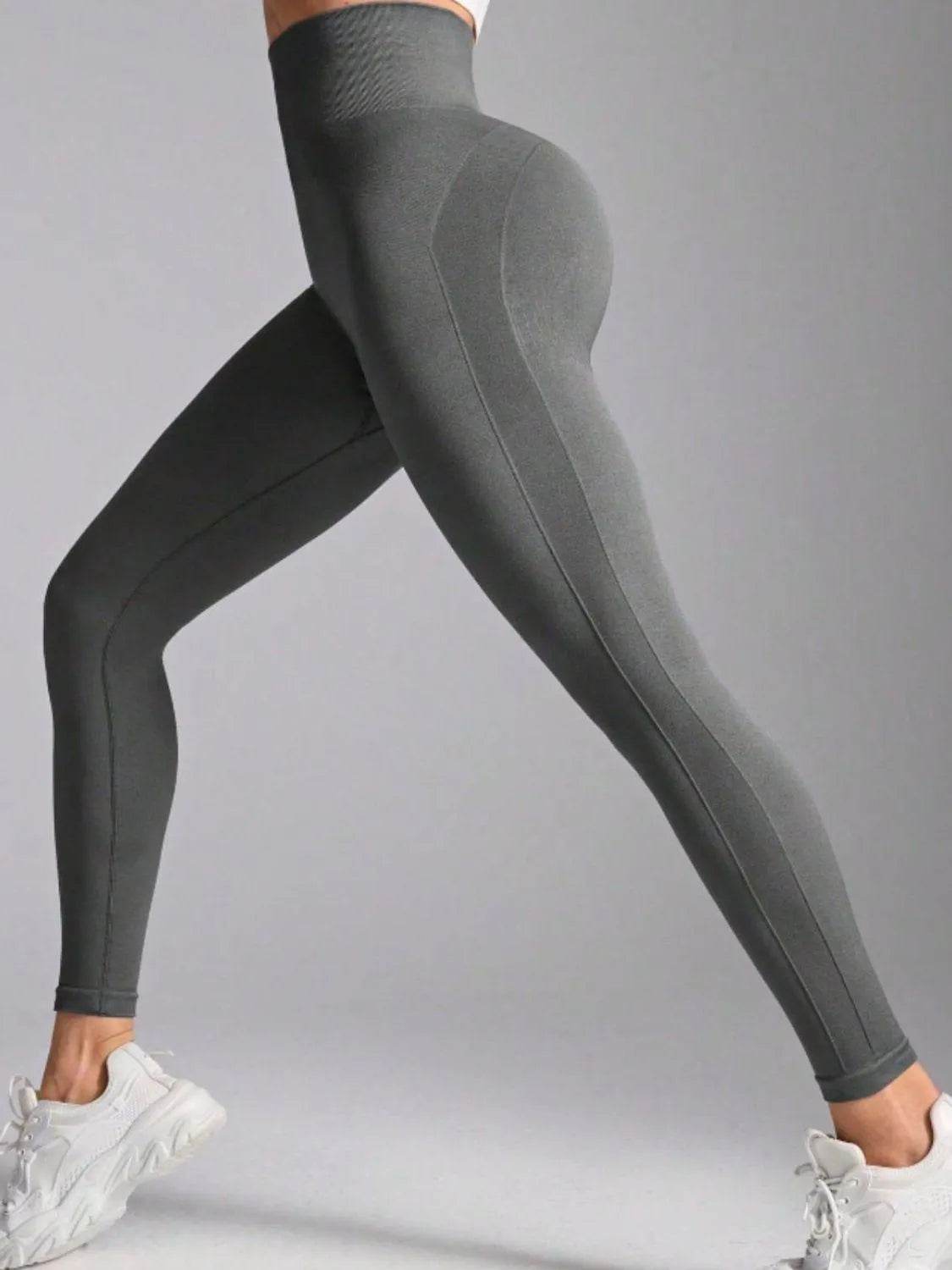 High Waist Active Leggings - Bona Fide Fashion