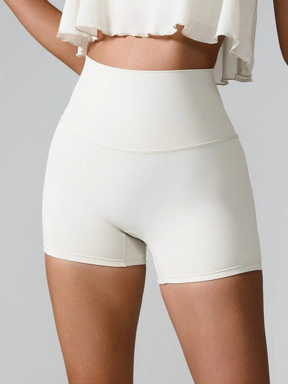 Bona Fide Fashion - High Waist Active Shorts - Women Fashion - Bona Fide Fashion