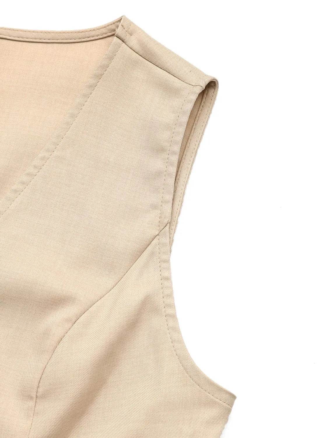 V-Neck Vest and Shorts Set - Bona Fide Fashion
