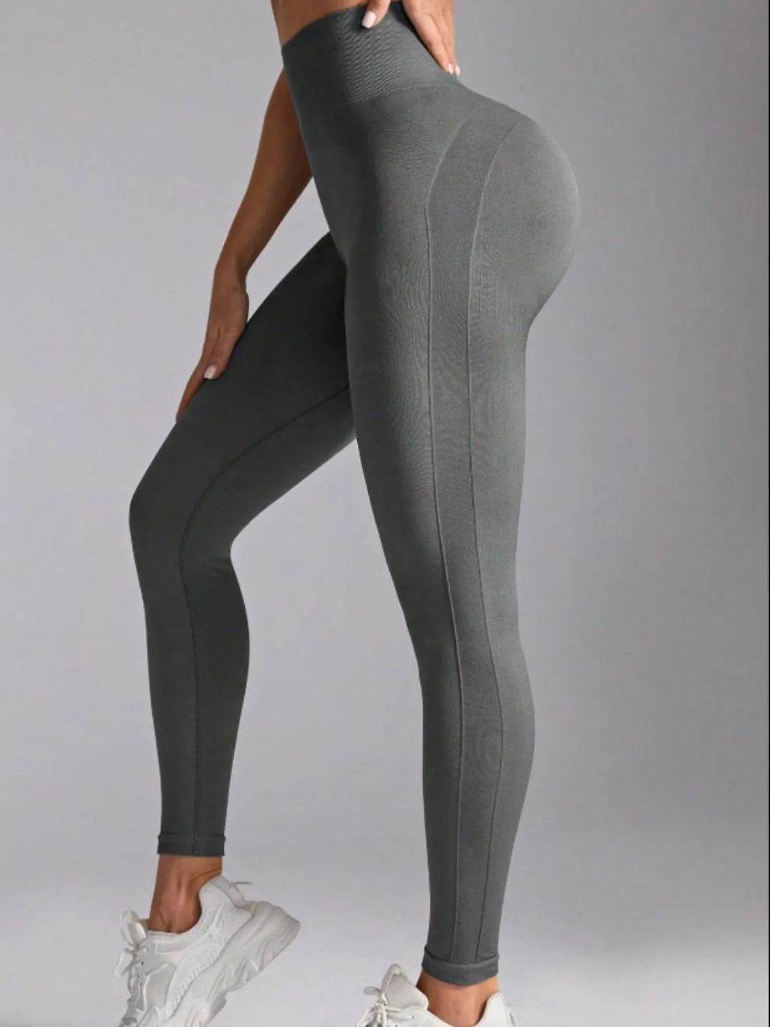 High Waist Active Leggings - Bona Fide Fashion