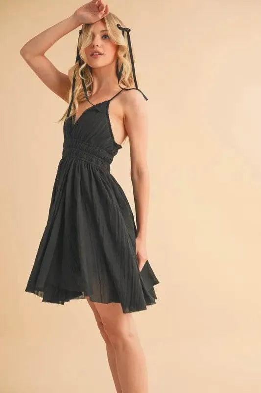Aemi+Co Lace Detail Mini Cami Dress - Bona Fide Fashion