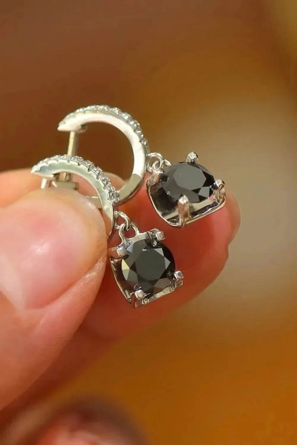 2 Carat Moissanite 925 Sterling Silver Drop Earrings - Bona Fide Fashion