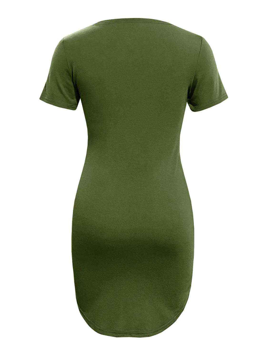 Round Neck Short Sleeve Mini Tee Dress – Casual, Cute & Comfy | Bona Fide Fashion - Bona Fide Fashion