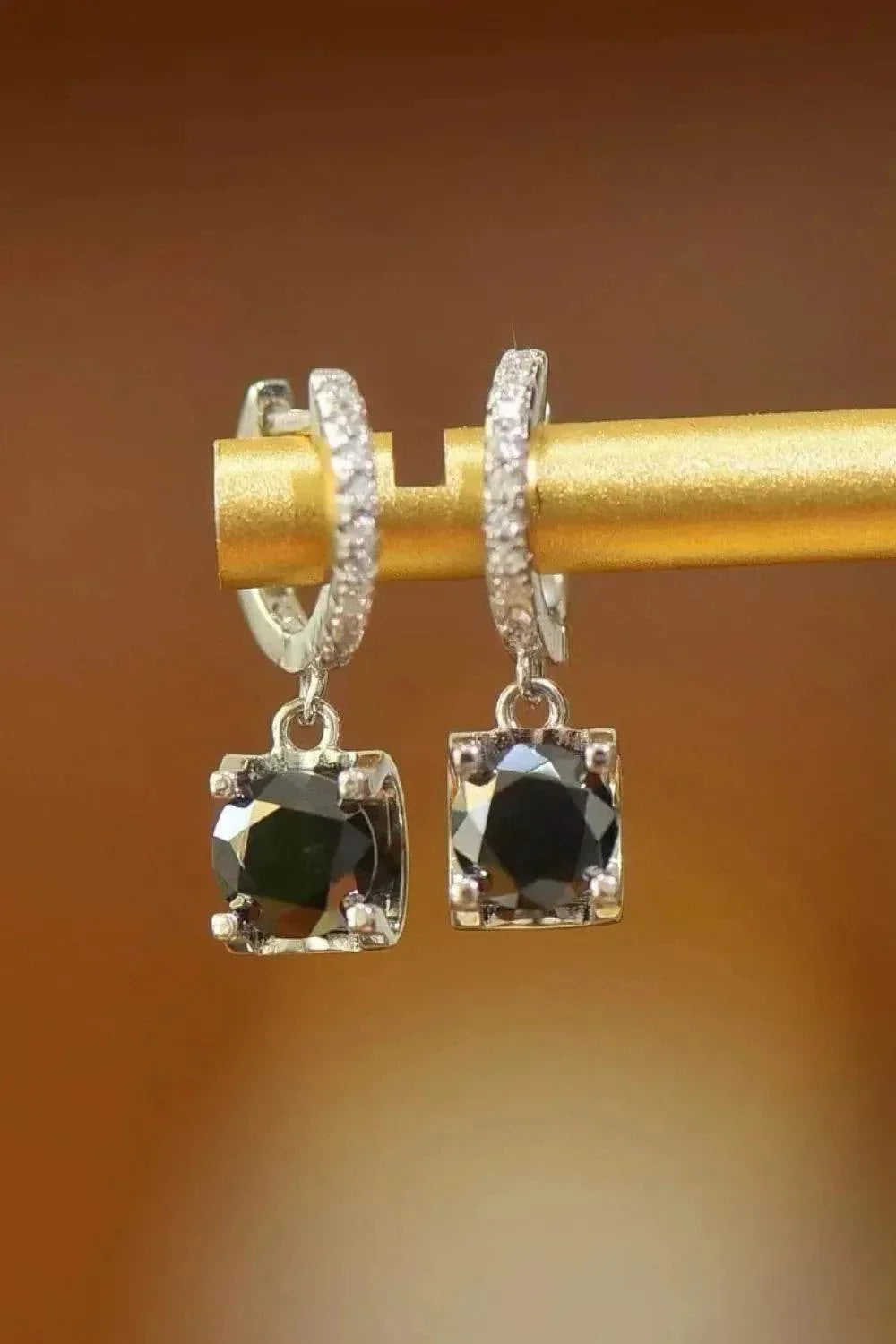 2 Carat Moissanite 925 Sterling Silver Drop Earrings - Bona Fide Fashion