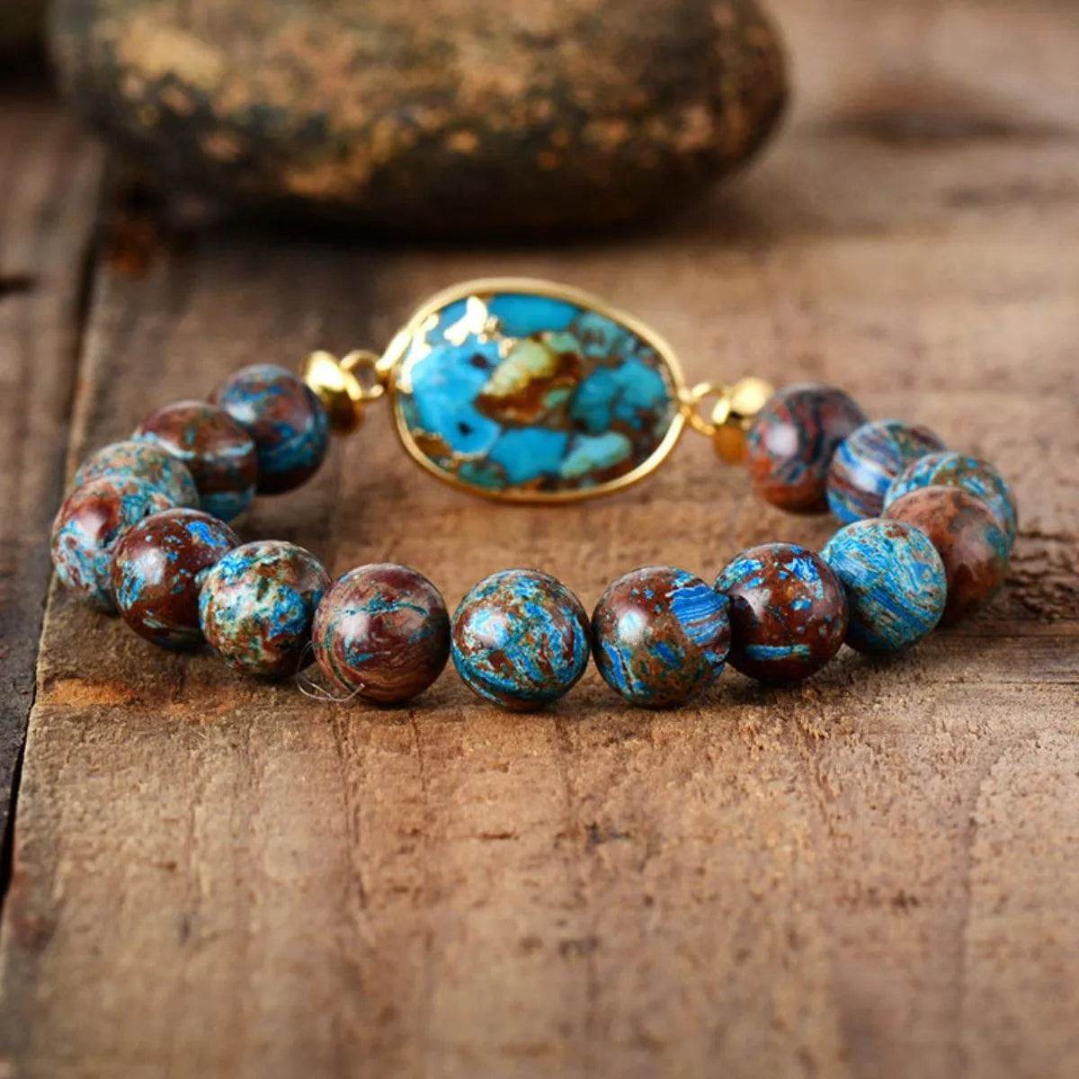 Natural Stone Beaded Bracelet - Bona Fide Fashion