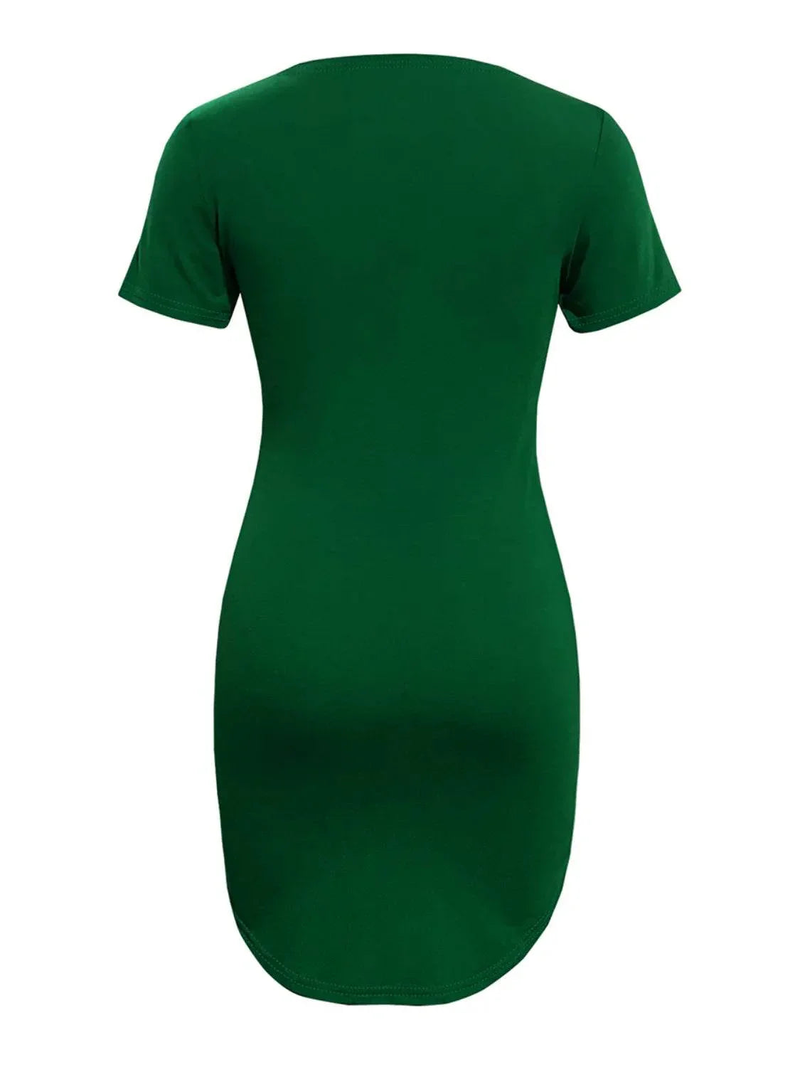 Round Neck Short Sleeve Mini Tee Dress – Casual, Cute & Comfy | Bona Fide Fashion - Bona Fide Fashion