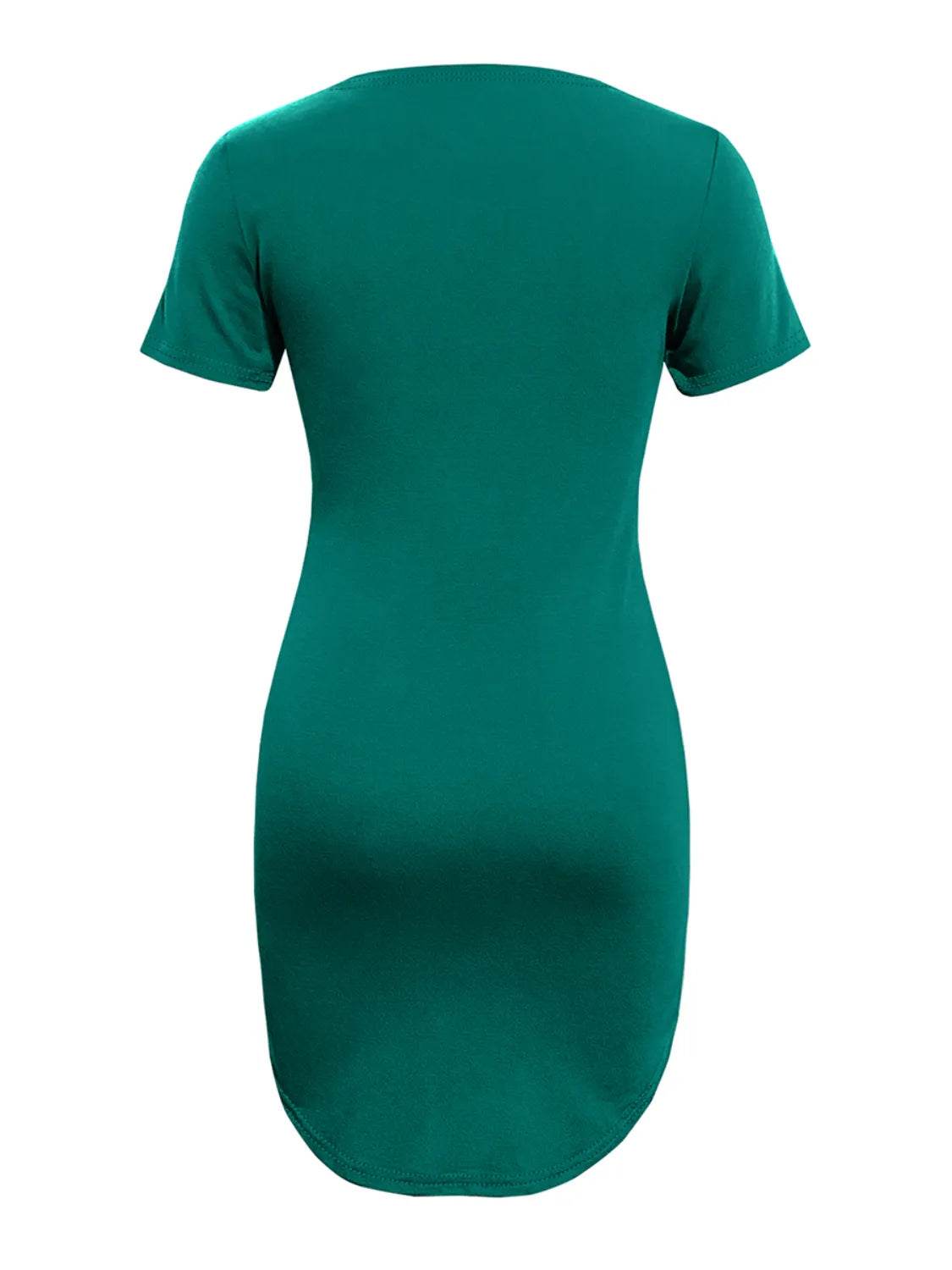 Round Neck Short Sleeve Mini Tee Dress – Casual, Cute & Comfy | Bona Fide Fashion - Bona Fide Fashion