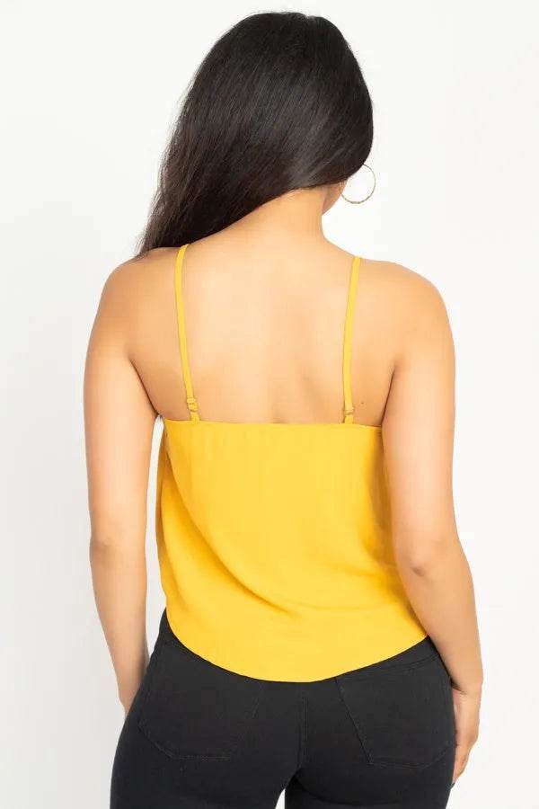 Scallop Opening Cami Top - Bona Fide Fashion