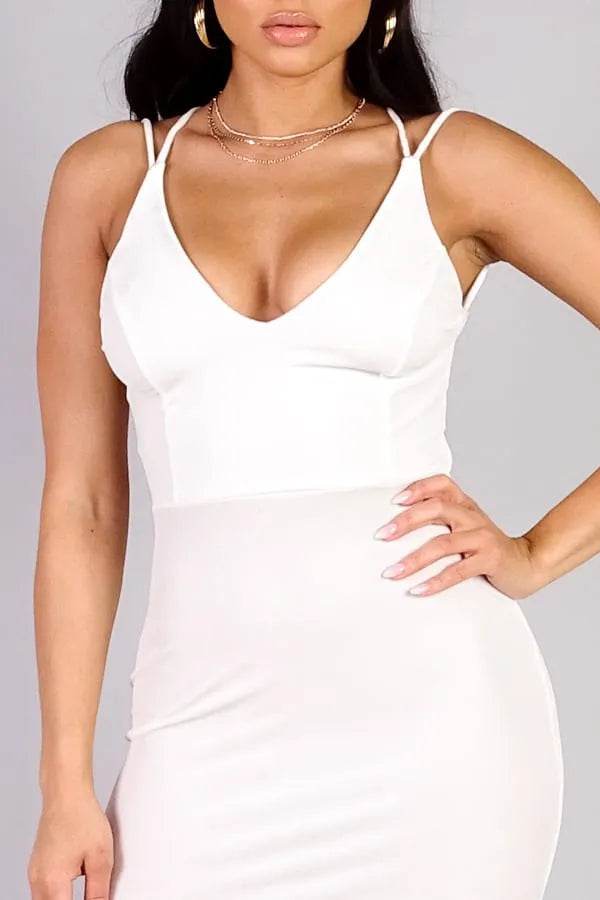 Showstopper, Sexy Crossover Strap Dress - Bona Fide Fashion