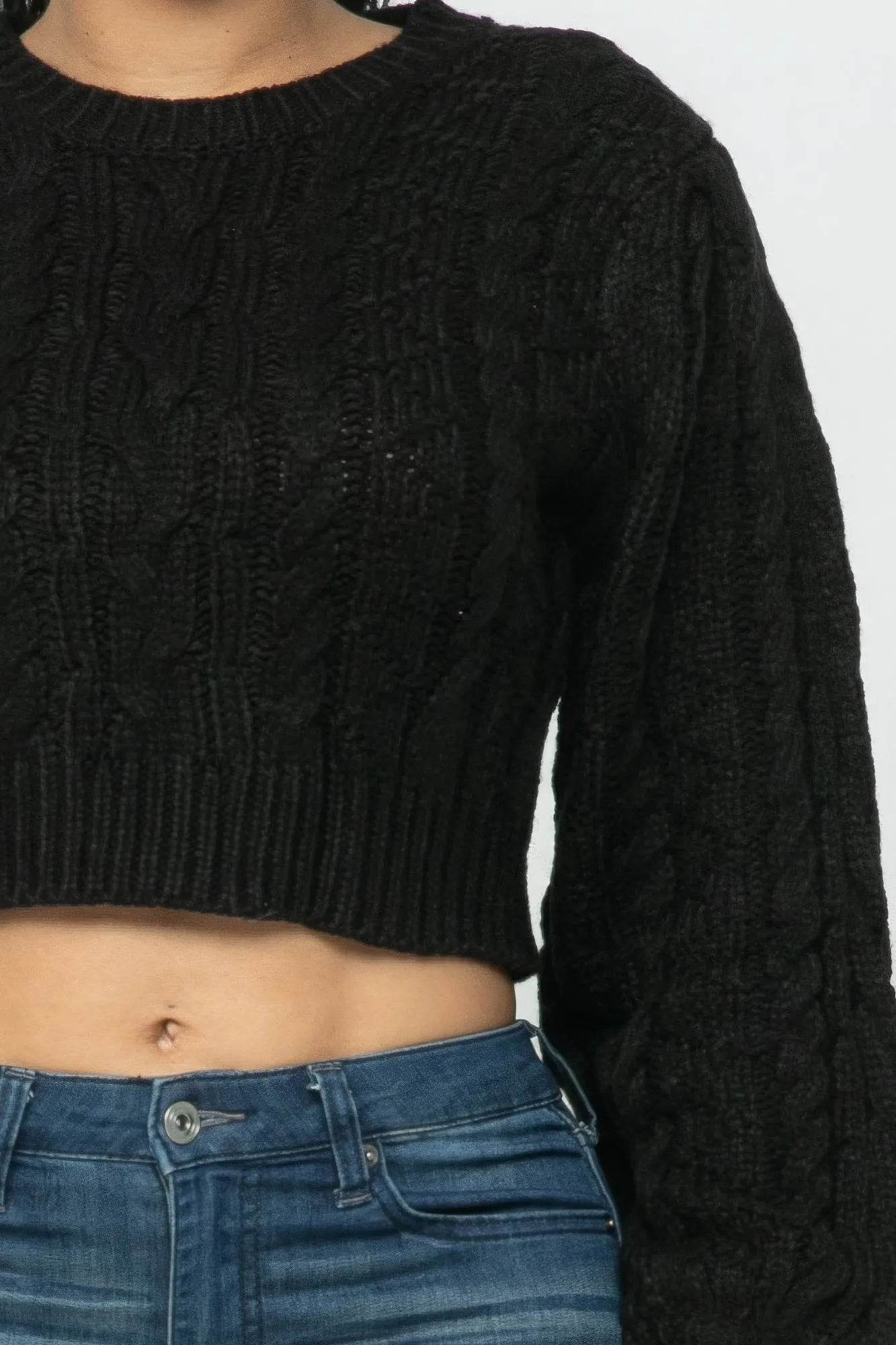 Cable Pullover Top - Bona Fide Fashion