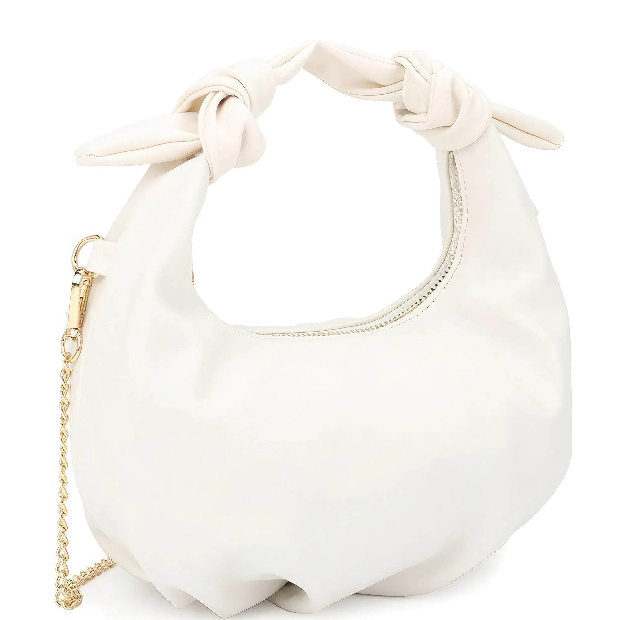 Smooth Round Handle Zipper Bag - Bona Fide Fashion
