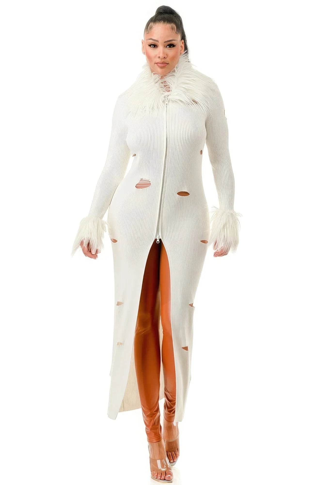 Diva Mode Cardigan Dress - Bona Fide Fashion
