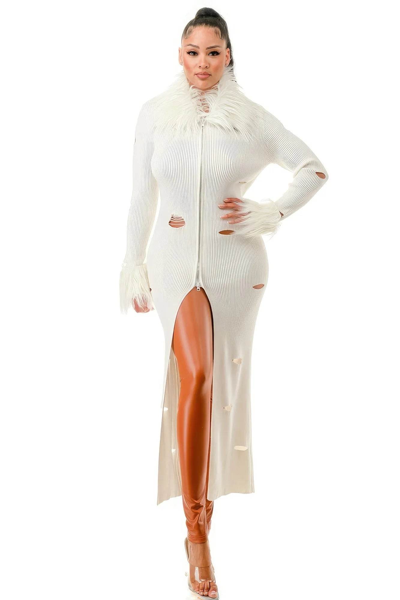 Diva Mode Cardigan Dress - Bona Fide Fashion