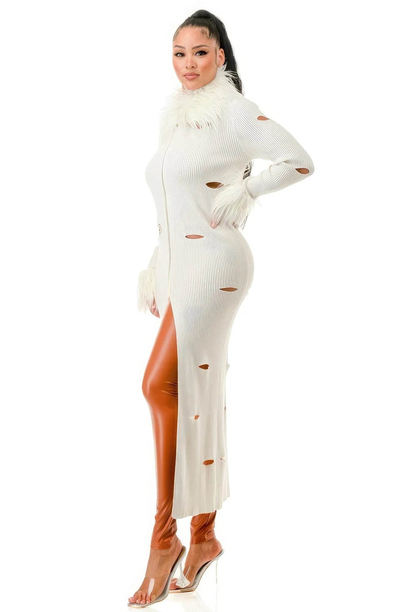 Diva Mode Cardigan Dress - Bona Fide Fashion