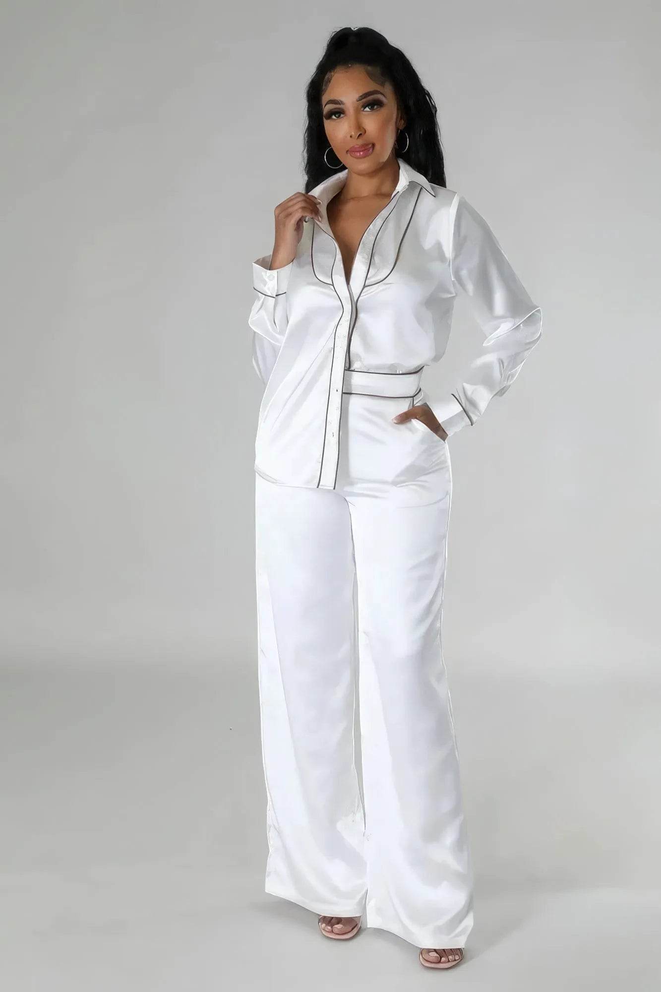 Tunic Top Two Piece Set - Bona Fide Fashion