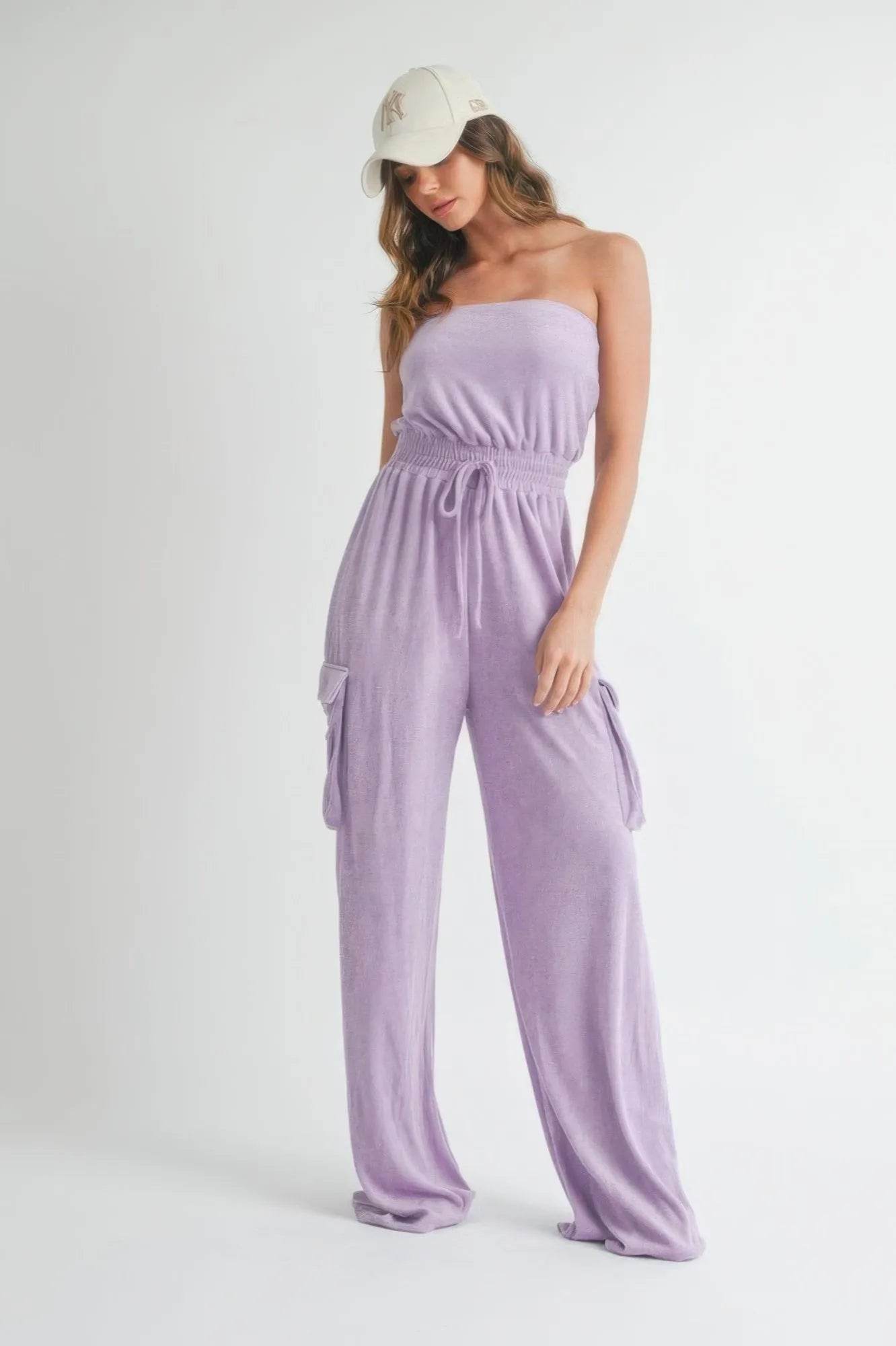 Tube Top Jumpsuit Romper - Bona Fide Fashion