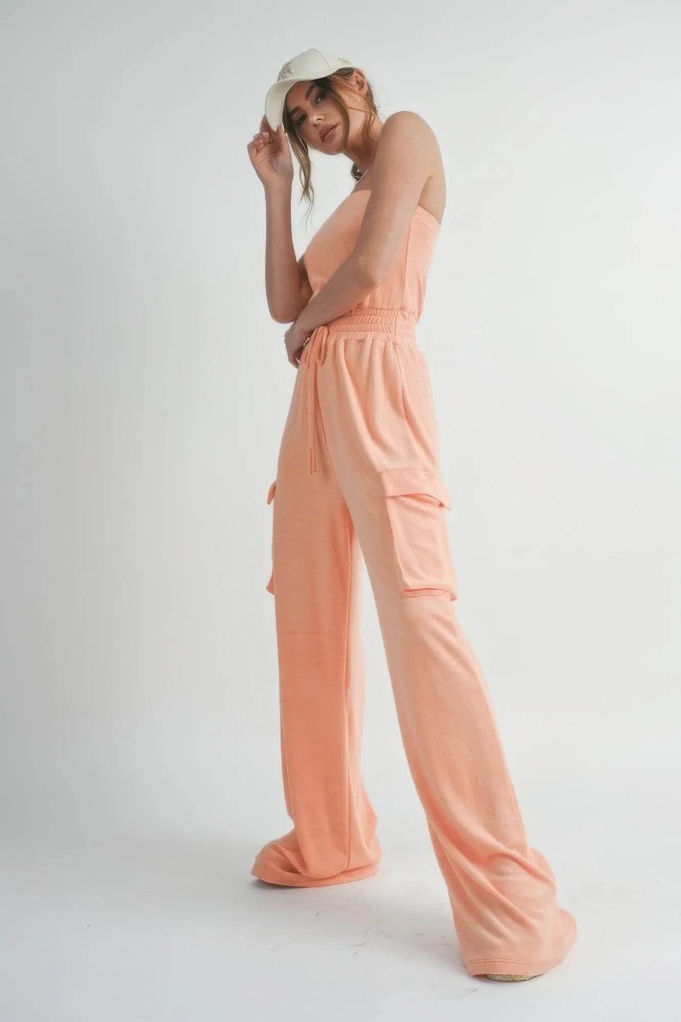 Tube Top Jumpsuit Romper - Bona Fide Fashion