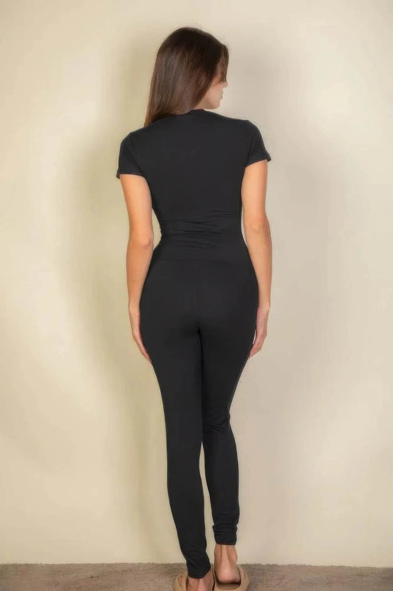Basic Solid Leggings - Bona Fide Fashion