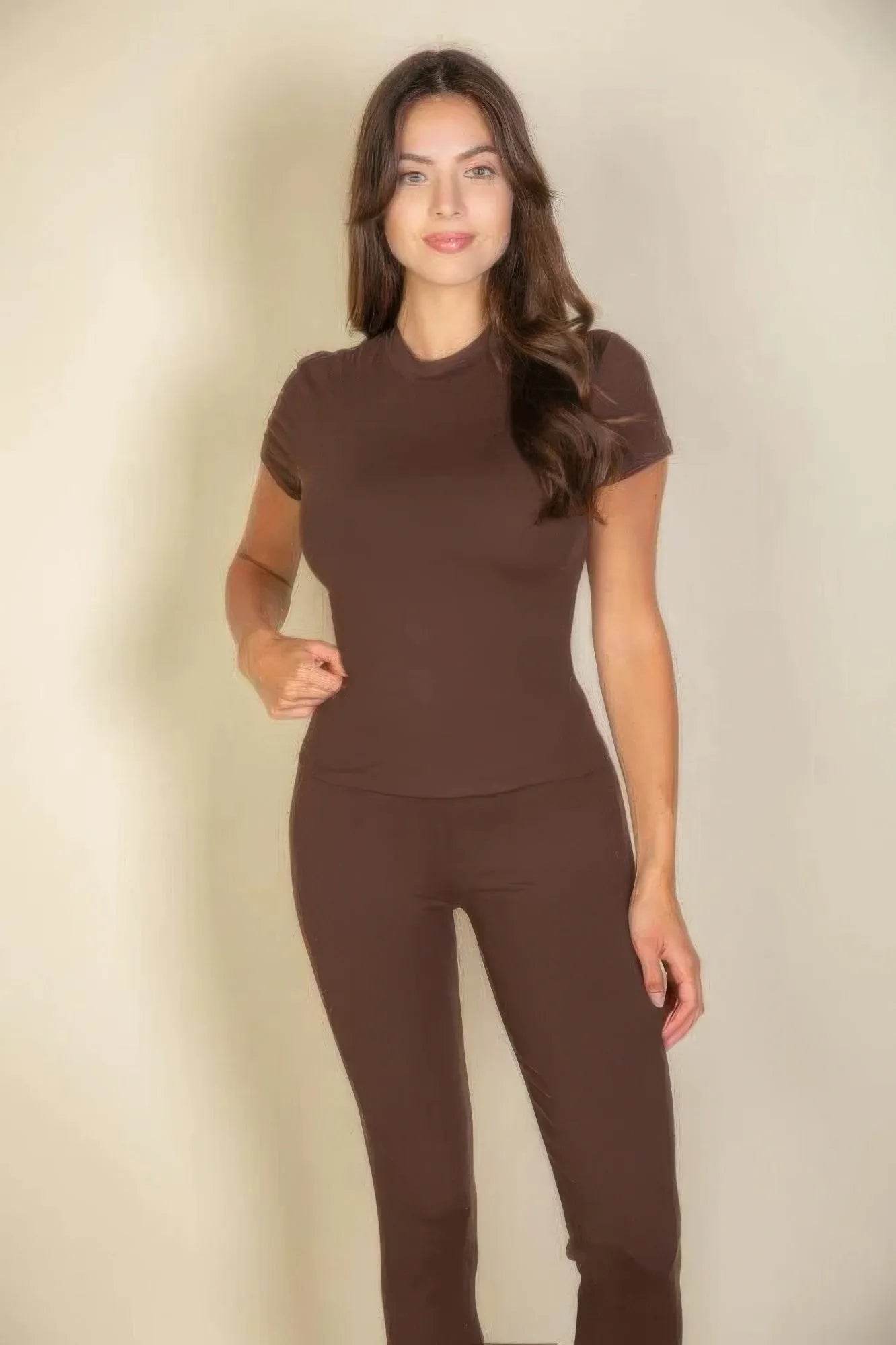 Basic Solid Leggings - Bona Fide Fashion