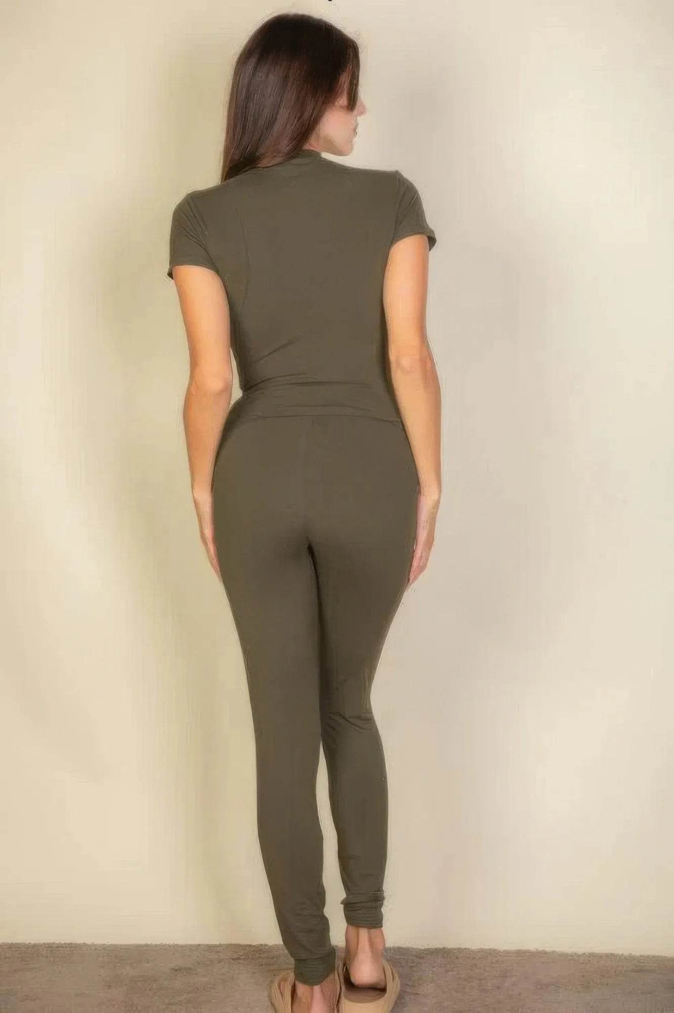 Basic Solid Leggings - Bona Fide Fashion