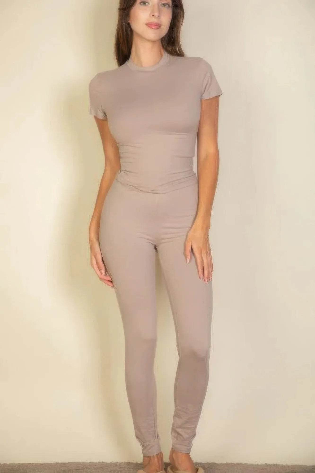 Basic Solid Leggings - Bona Fide Fashion
