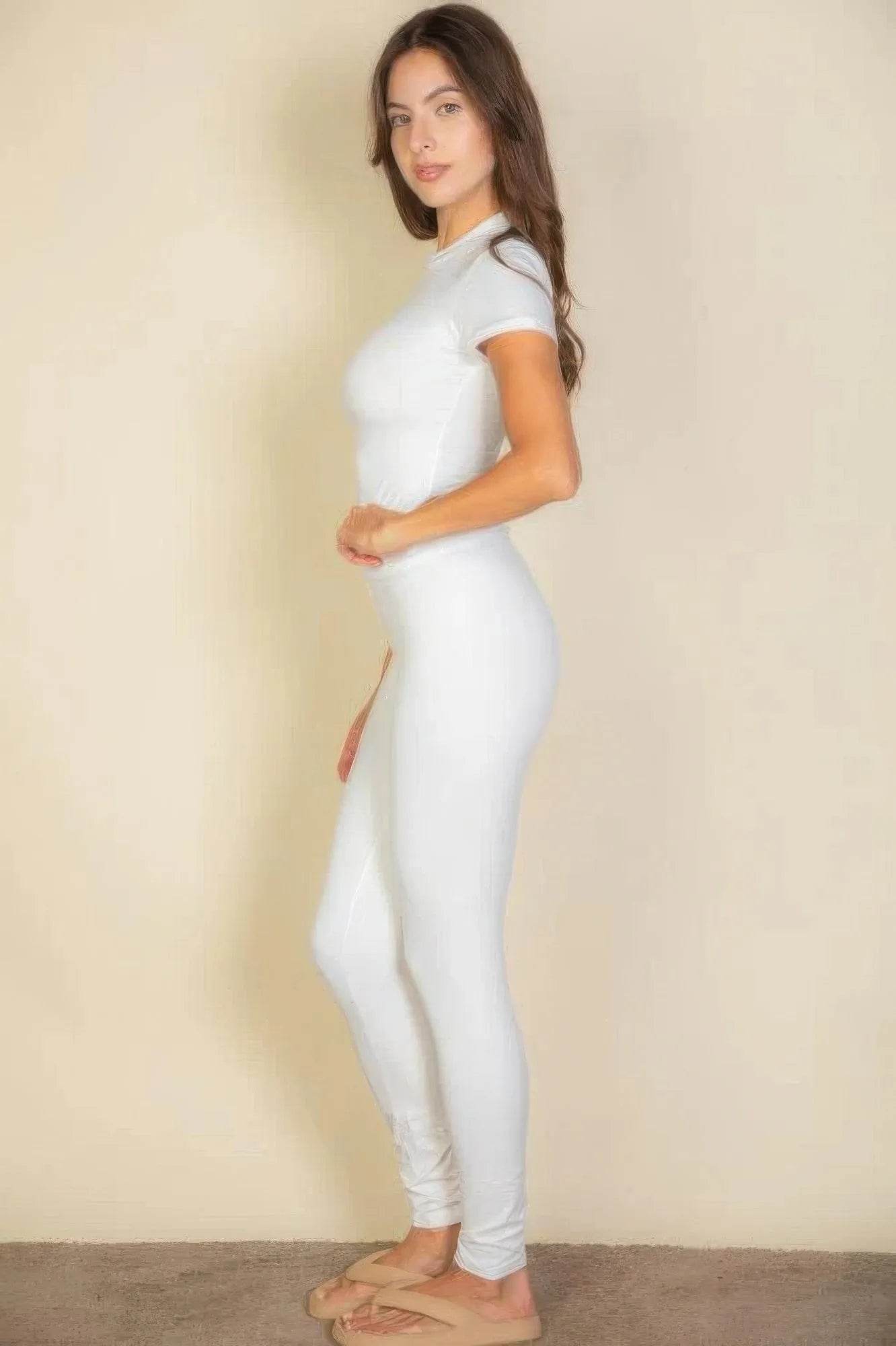Basic Solid Leggings - Bona Fide Fashion