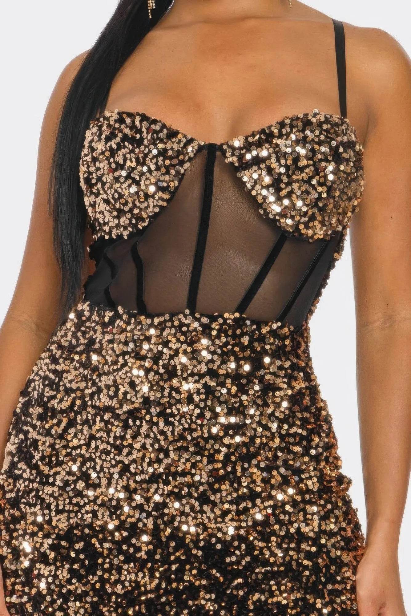 Cecily Teddy Velvet Corset Maxi Dress - Bona Fide Fashion