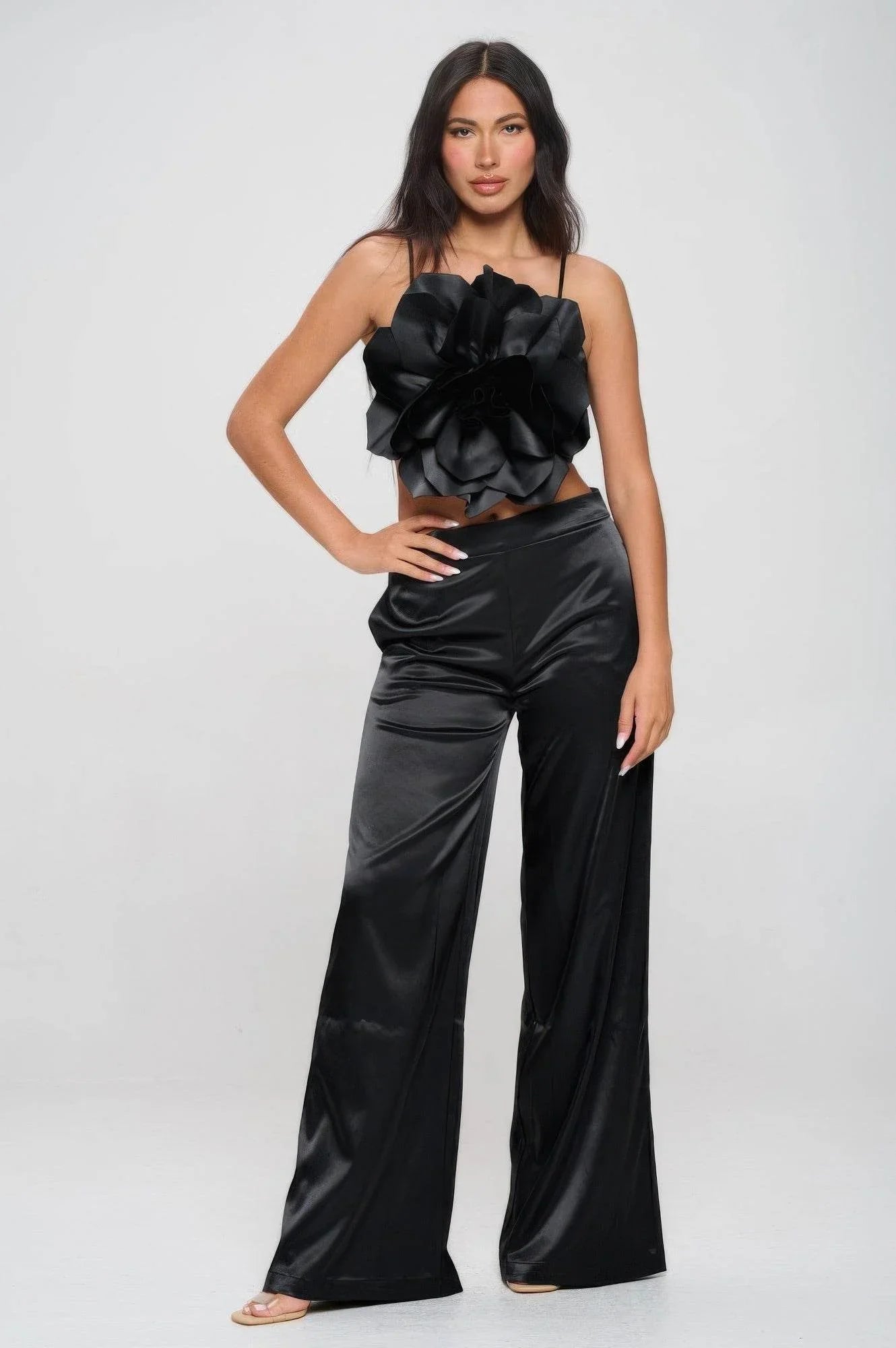 Crop Top & Pant Set - Bona Fide Fashion