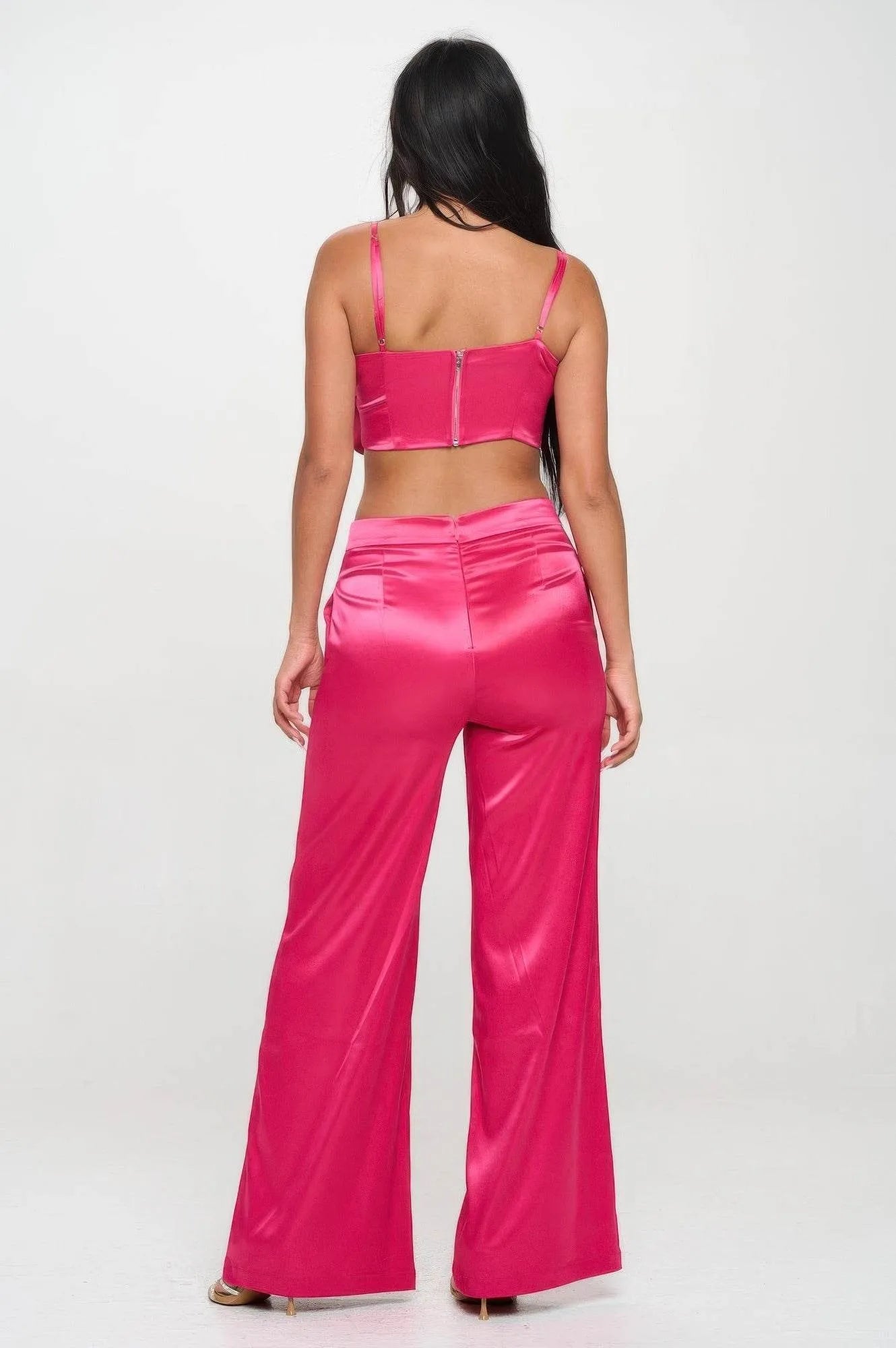 Crop Top & Pant Set - Bona Fide Fashion