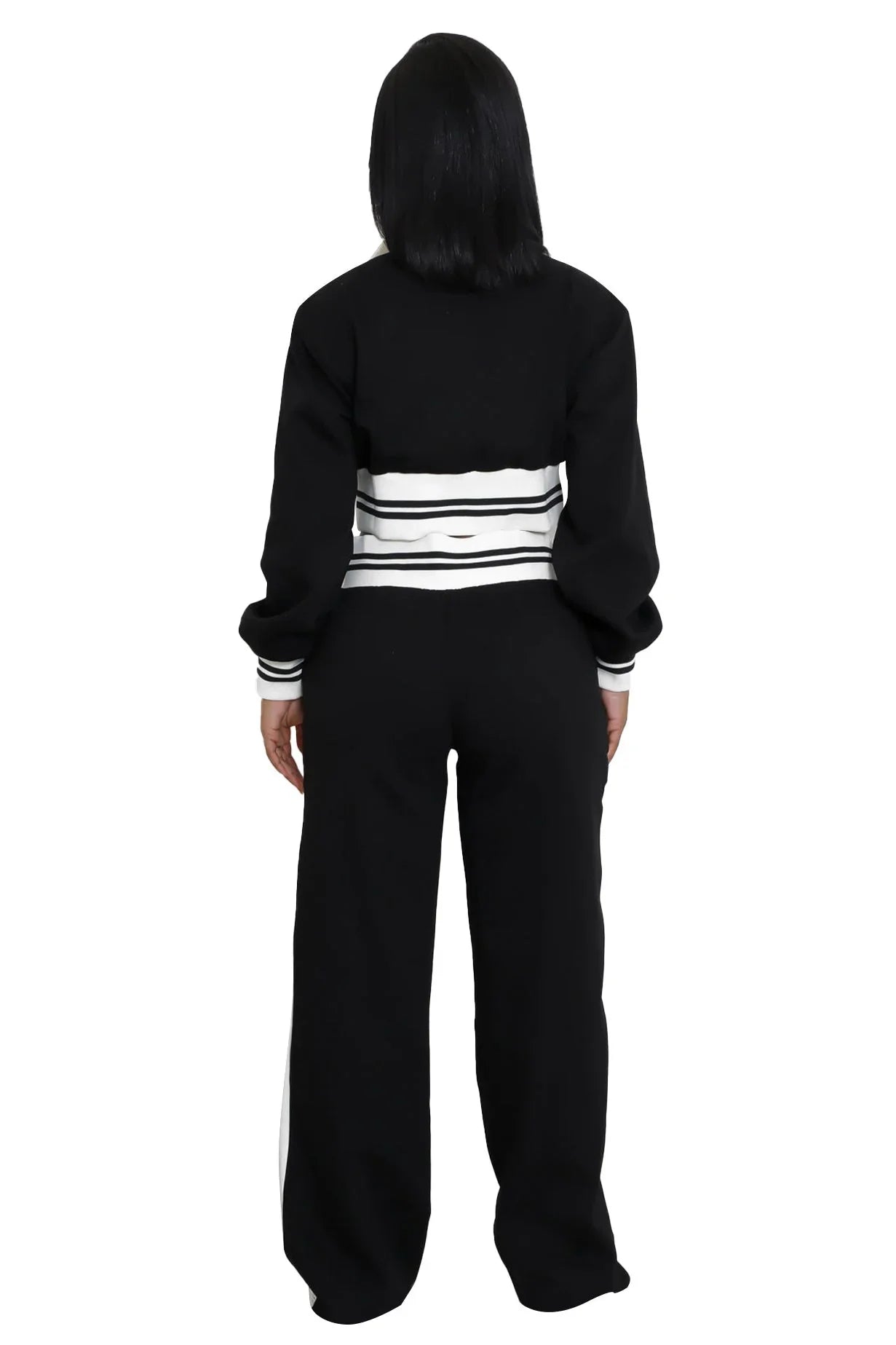 WOMEN FASHION CASUAL TWO PIECE PANT SET