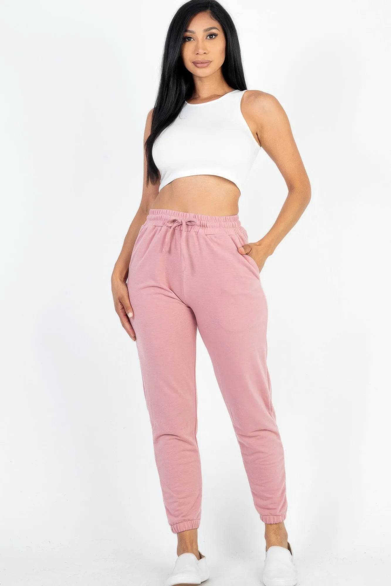 French Terry Jogger Pants - Bona Fide Fashion