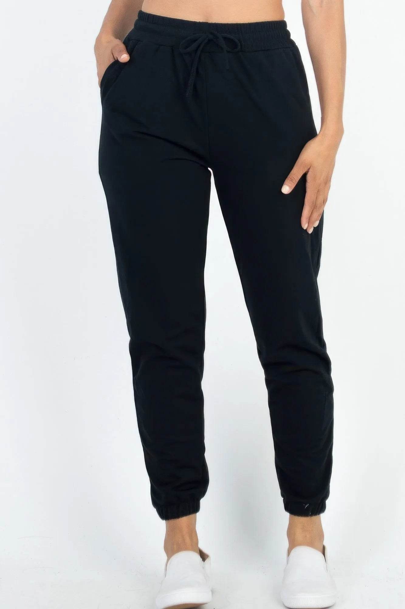 French Terry Jogger Pants - Bona Fide Fashion
