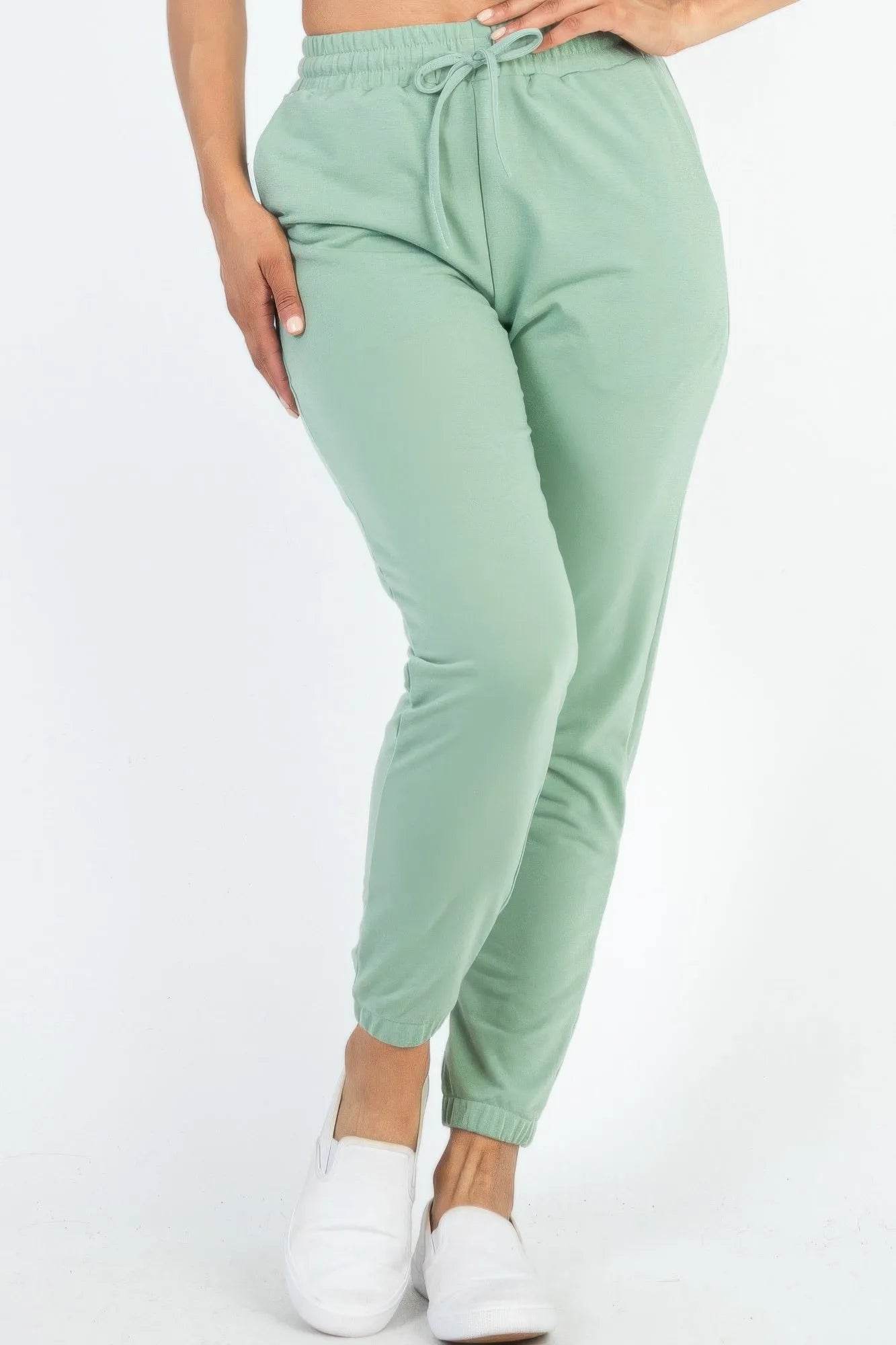 French Terry Jogger Pants - Bona Fide Fashion