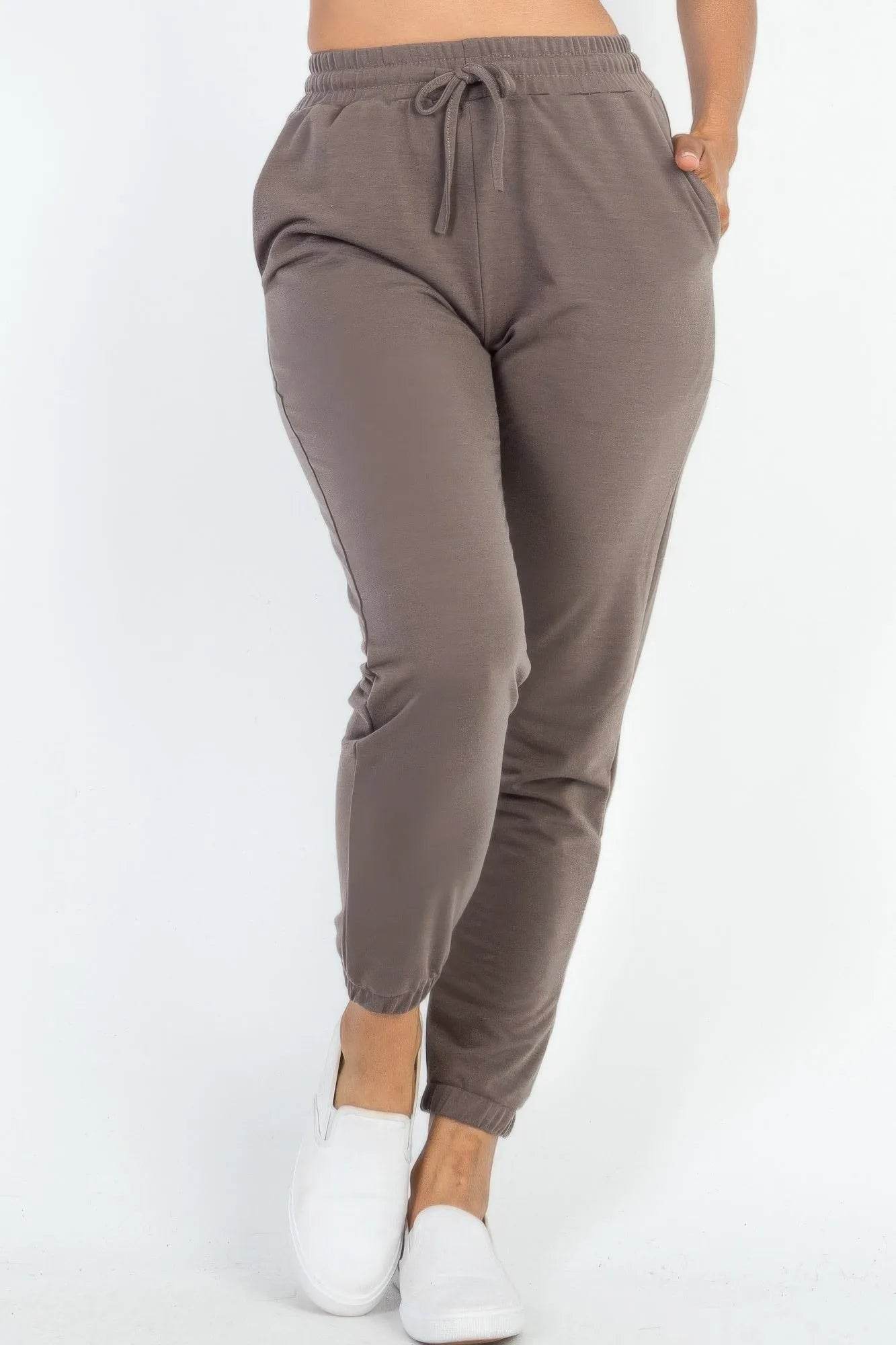 French Terry Jogger Pants - Bona Fide Fashion