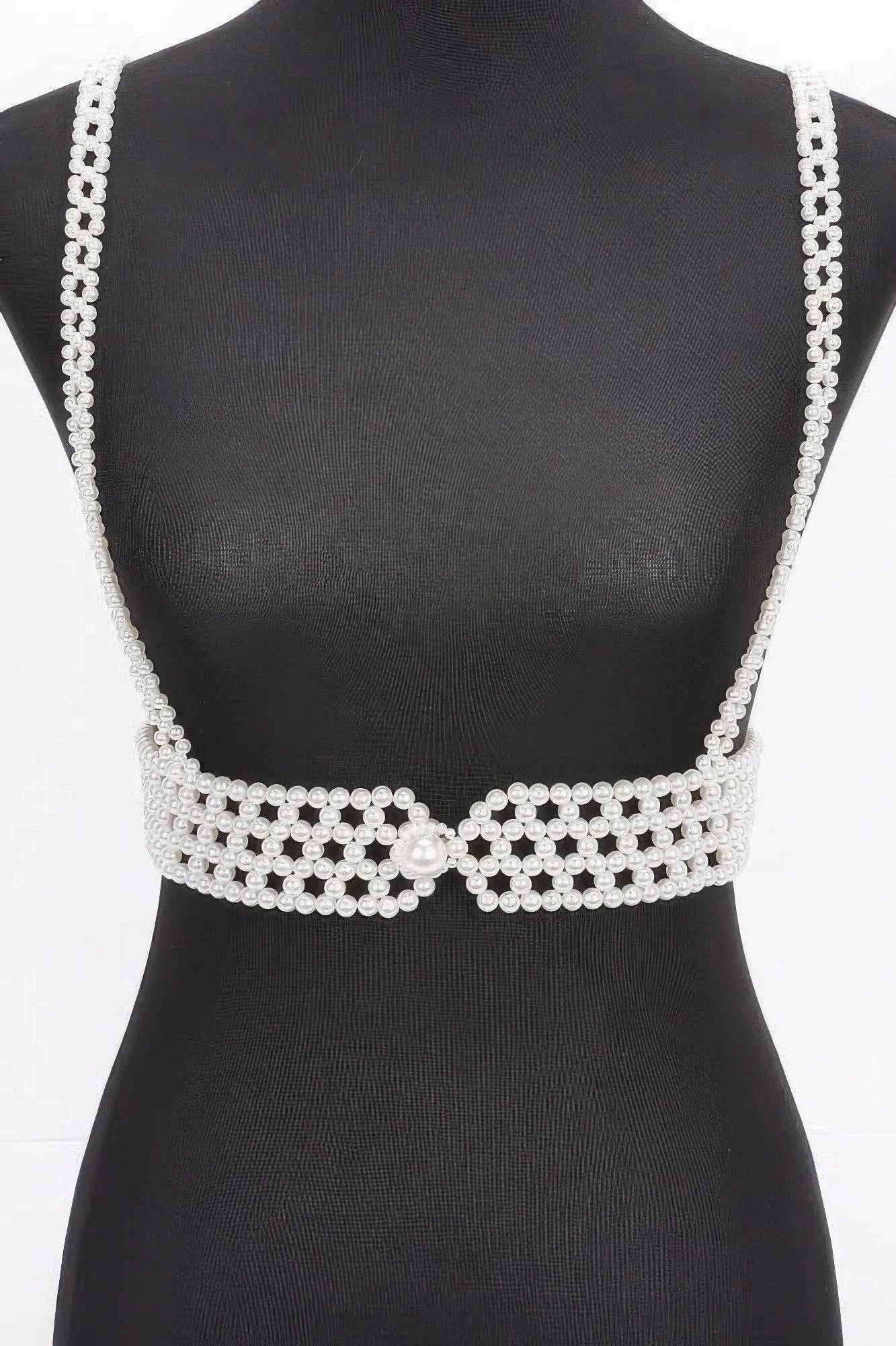 Faux Pearl Harness - Bona Fide Fashion