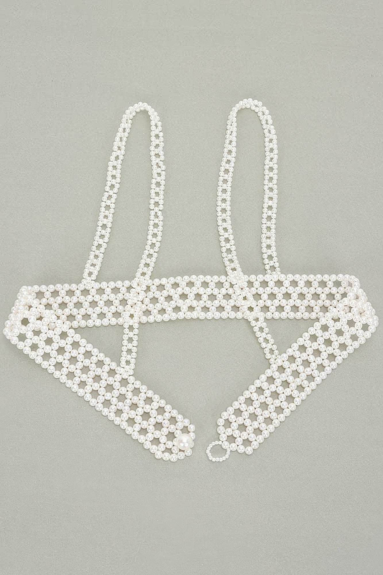 Faux Pearl Harness - Bona Fide Fashion