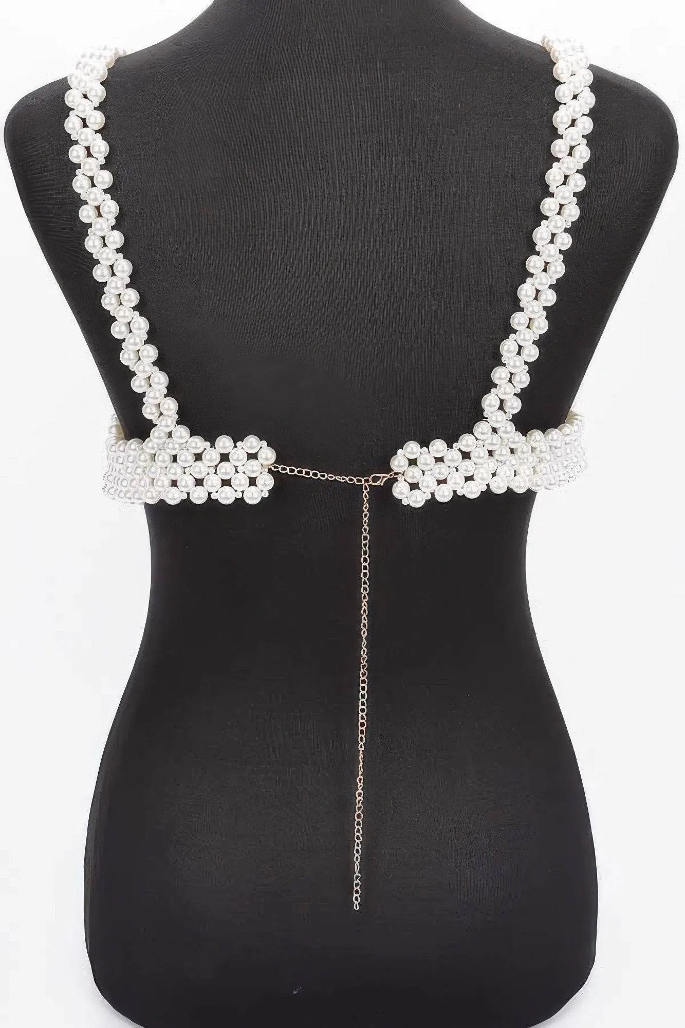 Faux Pearl Bra Top - Bona Fide Fashion