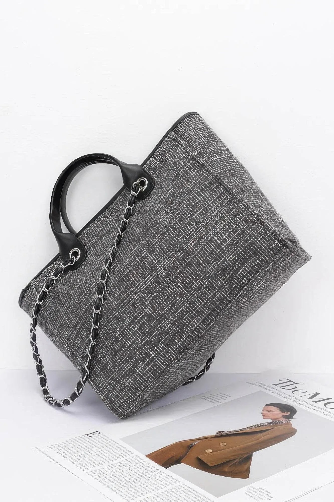 Simple Daily Shoulder Strap Tote Bag - Bona Fide Fashion